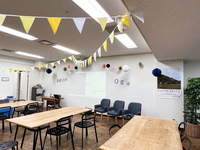 男鹿市移住イベント会場