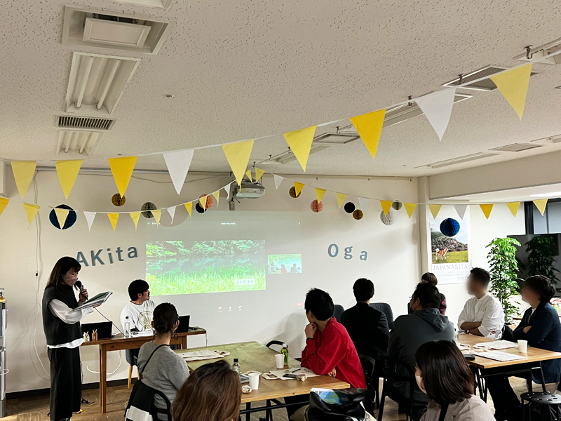 移住イベントに参加する話し手と参加者