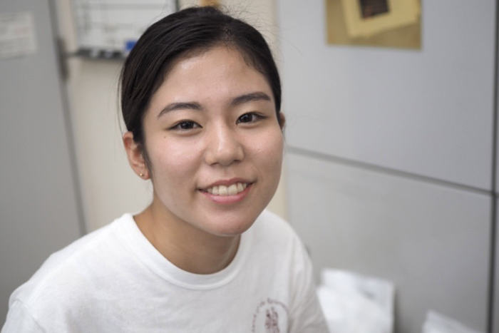 男鹿関係人口インタビューに答える女性