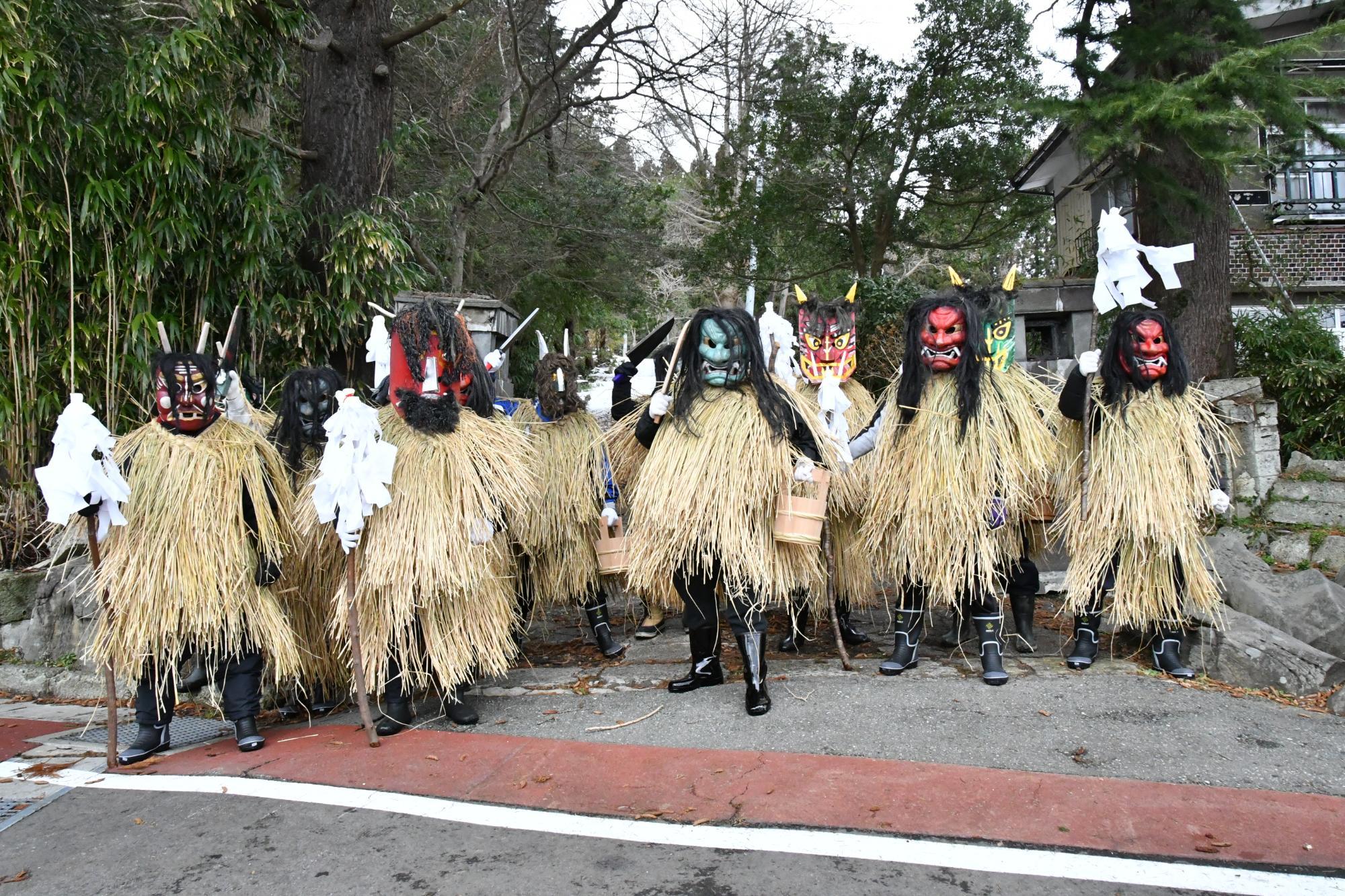 （イメージ）市職員による大晦日のナマハゲ行事を今年も開催します！