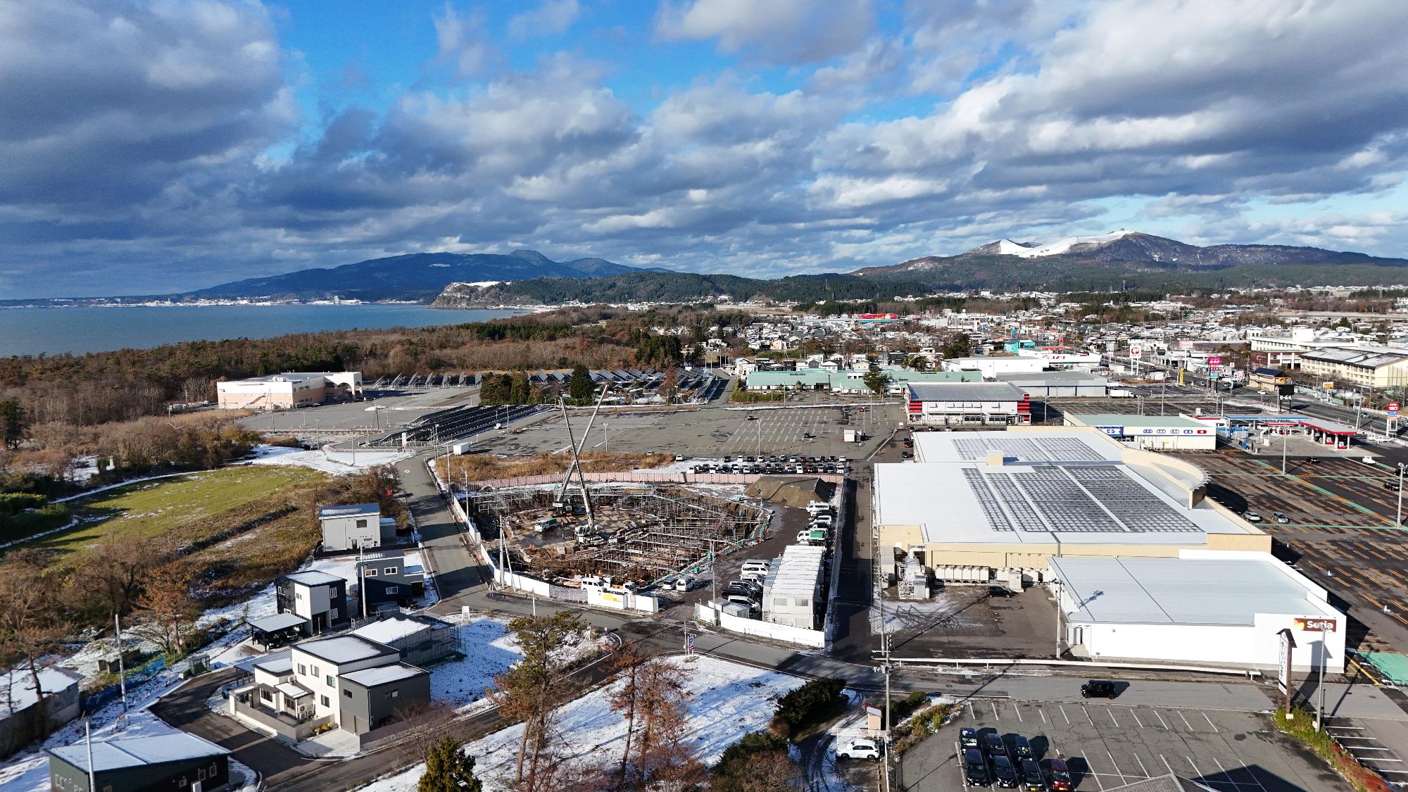 建設地周辺上空図